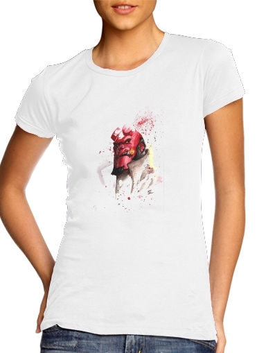  Hellboy Watercolor Art voor Vrouwen T-shirt