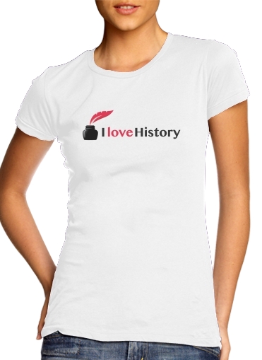  I love History voor Vrouwen T-shirt