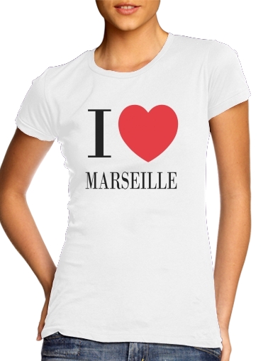  I love Marseille voor Vrouwen T-shirt