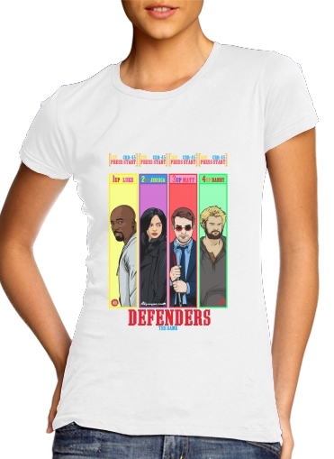  Insert Coin Defenders voor Vrouwen T-shirt