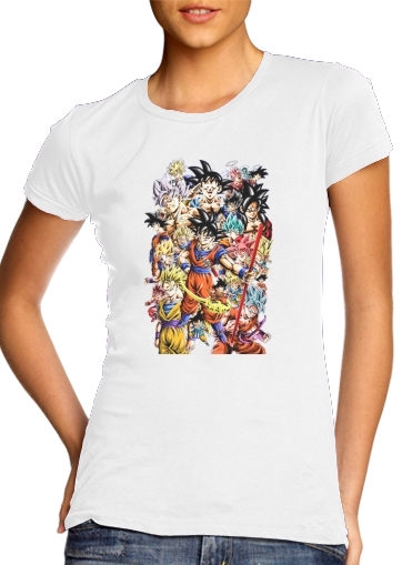  Kakarot Goku Evolution voor Vrouwen T-shirt