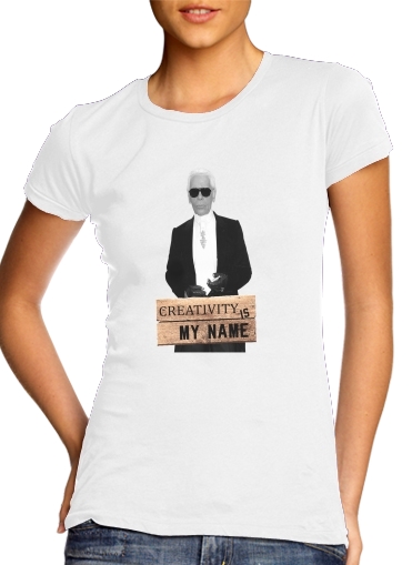  Karl Lagerfeld Creativity is my name voor Vrouwen T-shirt