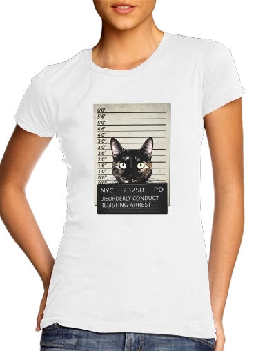  Kitty Mugshot voor Vrouwen T-shirt