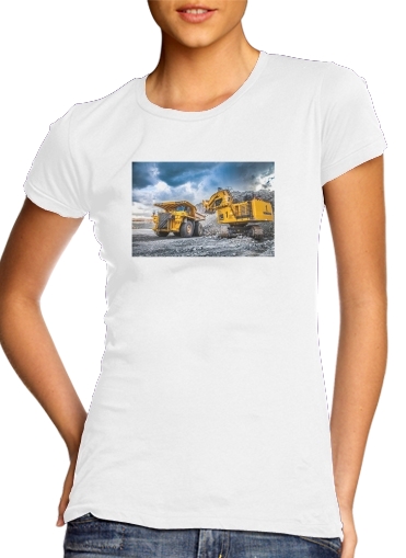  komatsu construction voor Vrouwen T-shirt