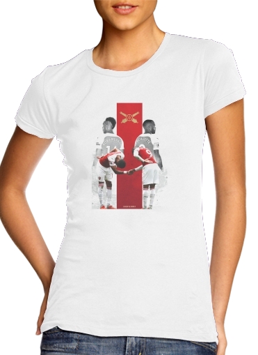  Lacazette x Aubameyang Celebration Art voor Vrouwen T-shirt
