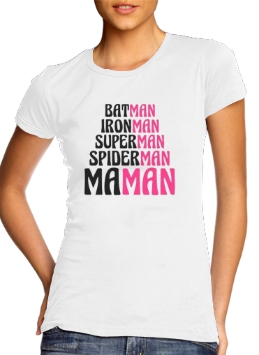  Maman Super heros voor Vrouwen T-shirt