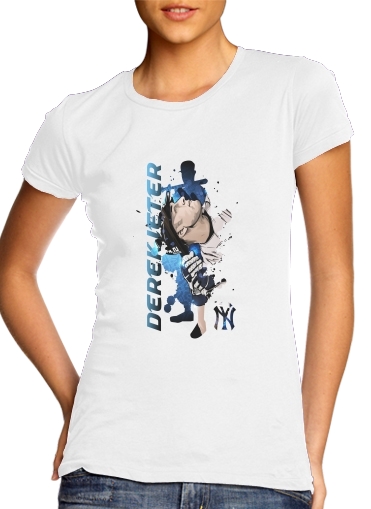  MLB Legends: Derek Jeter New York Yankees voor Vrouwen T-shirt