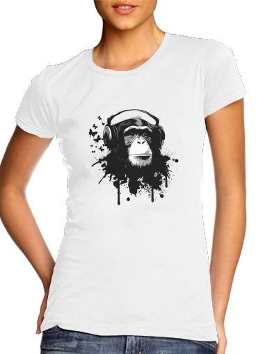  Monkey Business - White voor Vrouwen T-shirt