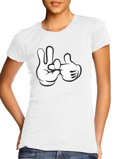  Mouse finger fuck voor Vrouwen T-shirt