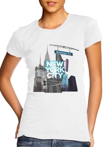  New York City II [blue] voor Vrouwen T-shirt