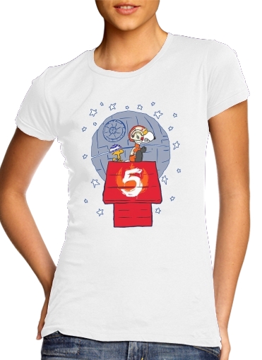  Peanut Snoopy x StarWars voor Vrouwen T-shirt