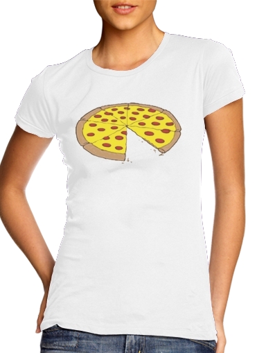  Pizza Delicious voor Vrouwen T-shirt