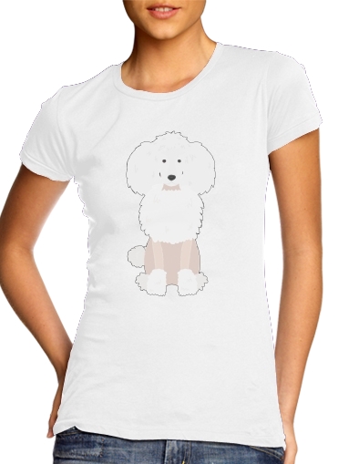  Poodle White voor Vrouwen T-shirt