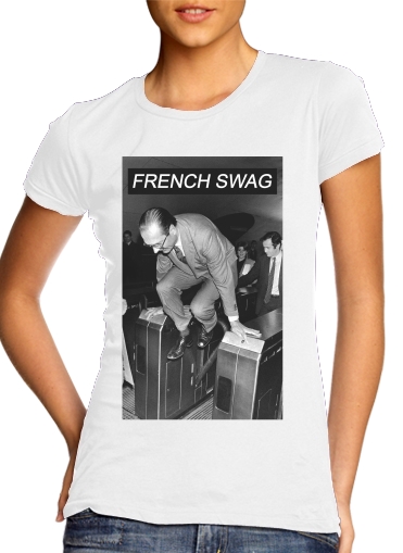  President Chirac Metro French Swag voor Vrouwen T-shirt