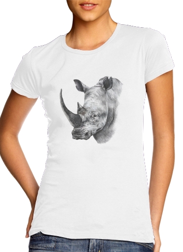  Rhino Shield Art voor Vrouwen T-shirt