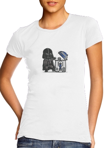  Robotic Trashcan voor Vrouwen T-shirt