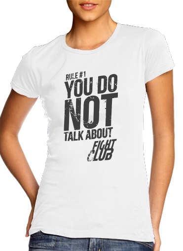  Rule 1 You do not talk about Fight Club voor Vrouwen T-shirt