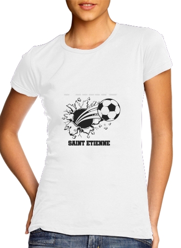 Saint Etienne Football Home voor Vrouwen T-shirt