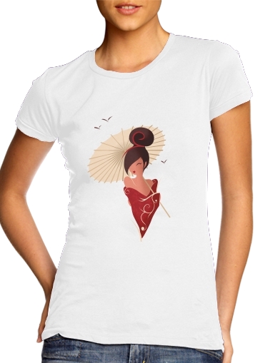  Sakura Asian Geisha voor Vrouwen T-shirt