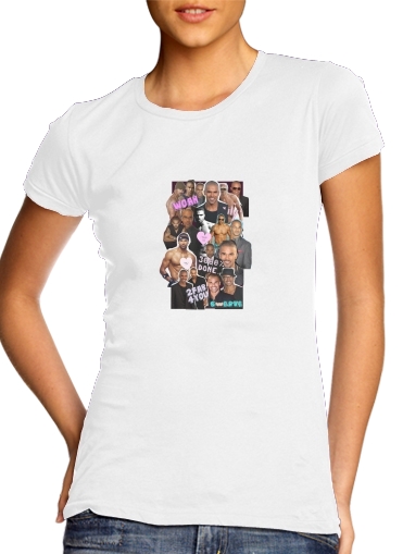  Shemar Moore collage voor Vrouwen T-shirt