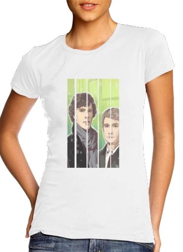  Sherlock and Watson voor Vrouwen T-shirt