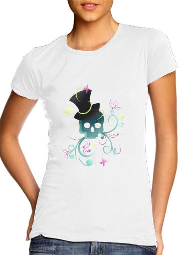  Skull Pop Art Disco voor Vrouwen T-shirt
