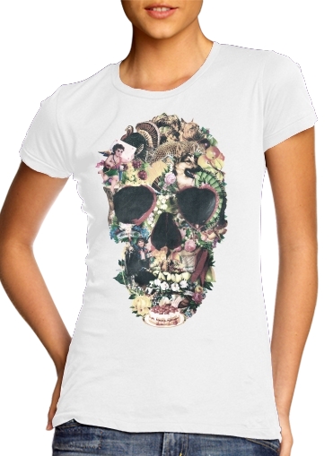  Skull Vintage voor Vrouwen T-shirt
