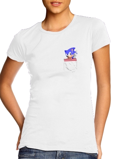  Sonic in the pocket voor Vrouwen T-shirt