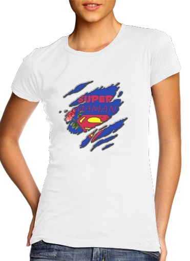  Super Maman voor Vrouwen T-shirt