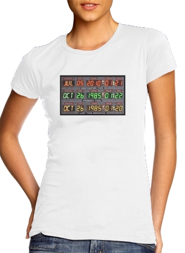  Time Machine Back To The Future voor Vrouwen T-shirt