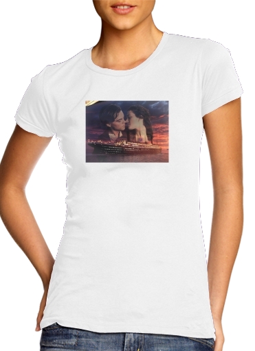  Titanic Fanart Collage voor Vrouwen T-shirt