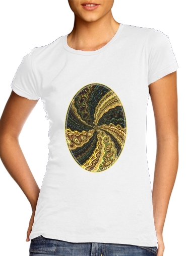  Twirl and Twist black and gold voor Vrouwen T-shirt