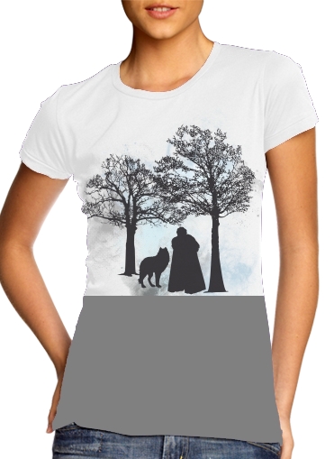  Wolf Snow voor Vrouwen T-shirt