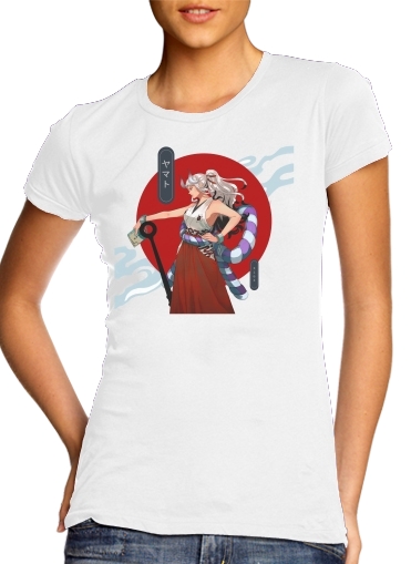  Yamato Pirate Samurai voor Vrouwen T-shirt