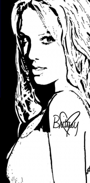 Hoesje Britney Tribute Signature for Iphone 6 4.7