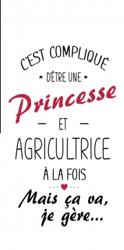 Hoesje Princesse et agricultrice for Iphone 6 4.7