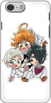 Hoesje The Promised Neverland Emma Ray Norman Chibi for Iphone 6 4.7