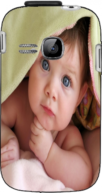 Flip Case Samsung Galaxy Fame Lite S6790 met foto's baby