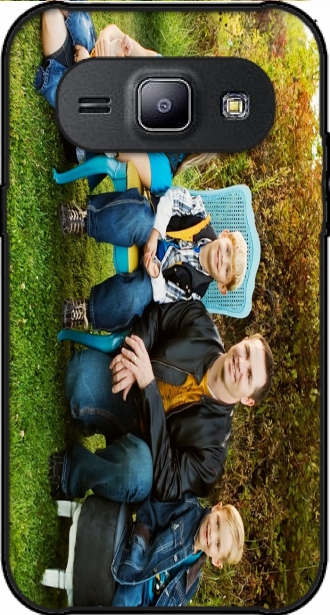 Flip Case Samsung Galaxy J1 met foto's family
