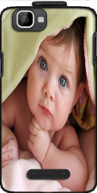Flip Case Wiko Rainbow 4G met foto's baby
