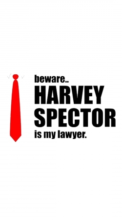 hoesje Beware Harvey Spector is my lawyer Suits