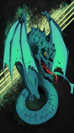 hoesje Blue dragon