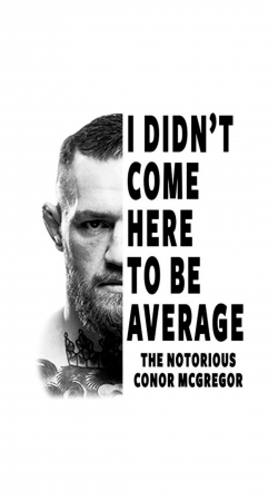 hoesje Conor Mcgreegor Dont be average