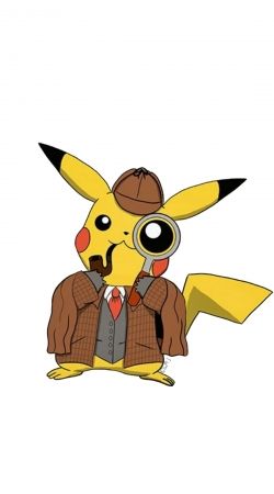 hoesje Detective Pikachu x Sherlock