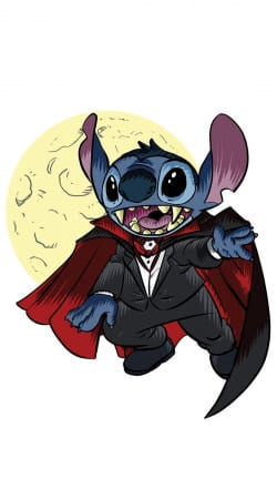 hoesje Dracula Stitch Parody Fan Art