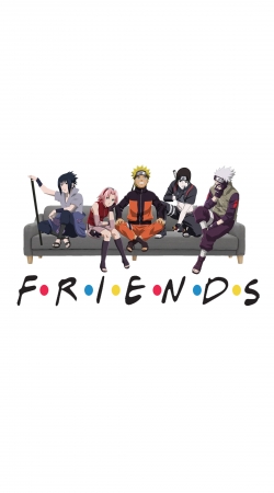 hoesje Friends parodie Naruto manga