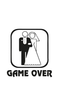 hoesje Game OVER Wedding