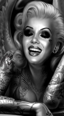 hoesje Goth Marilyn