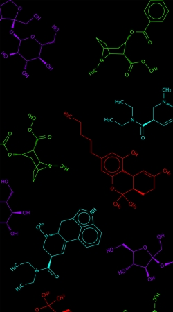 hoesje Molecule symbole