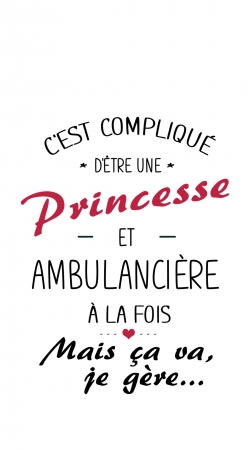 hoesje Princesse et ambulanciere